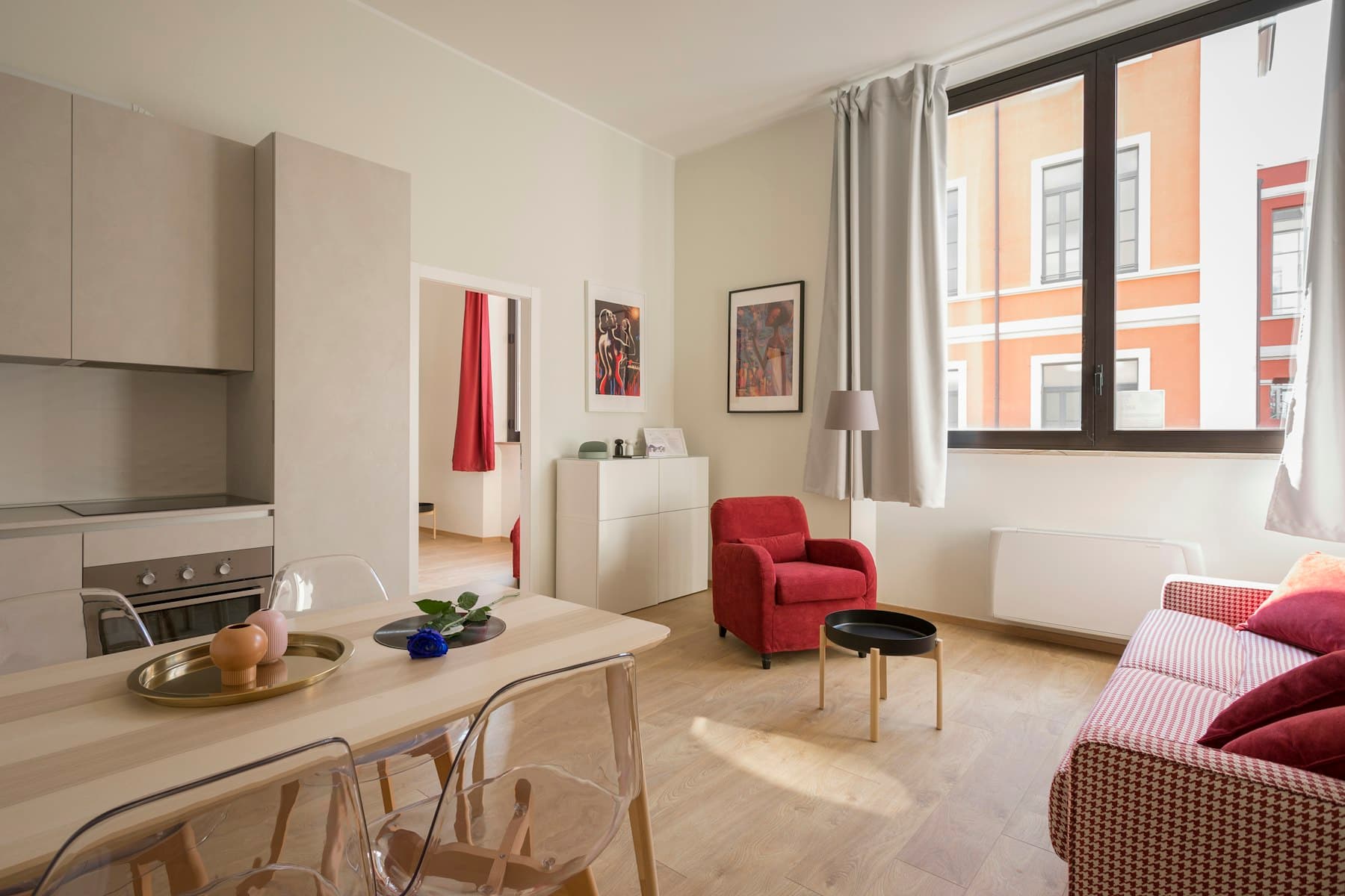 A clean, staged apartment interior ready for occupancy